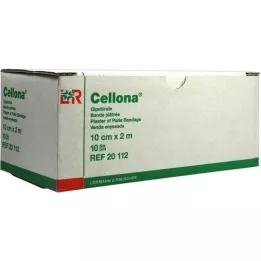 CELLONA Bende in gesso 10 cmx2 m, 10 pezzi