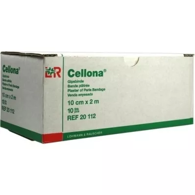 CELLONA Bende in gesso 10 cmx2 m, 10 pezzi