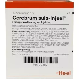 CEREBRUM SUIS Fiale Injeel, 10 pz
