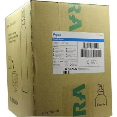 AQUA Soluzione di risciacquo B.Braun Ecolav, 20X100 ml