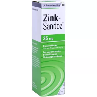 ZINK SANDOZ Compresse effervescenti, 20 pz