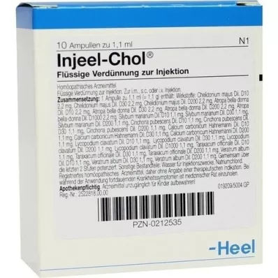 INJEEL Fiale di chol, 10 pz INJEEL Fiale di chol, 10 pz