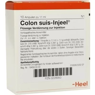 COLON SUIS Fiale Injeel, 10 pz COLON SUIS Fiale Injeel, 10 pz