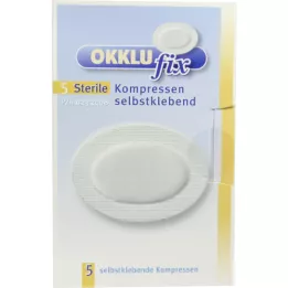 OKKLUFIX Compresse oculari sterili autoadesive, 5 pz