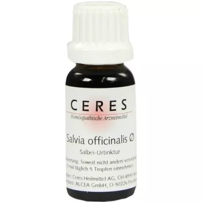 CERES Tintura madre di Salvia officinalis, 20 ml