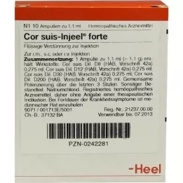 COR SUIS Fiale Injeel forte, 10 pz