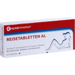 REISETABLETTEN AL, 20 pz