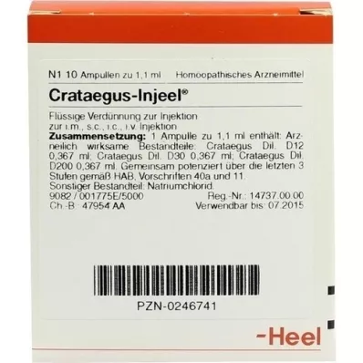 CRATAEGUS INJEEL Fiale, 10 pz