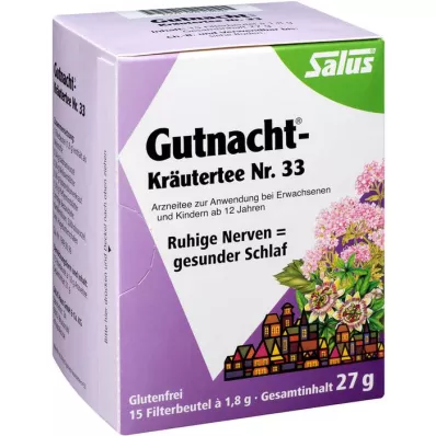 GUTNACHT Tisana N.33 Bustine filtro Salus, 15 pz