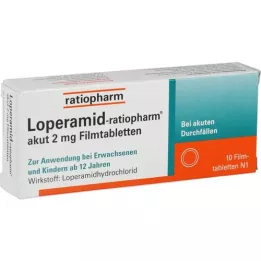 LOPERAMID-ratiopharm acute 2 mg compresse rivestite con film, 10 pz
