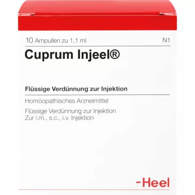 CUPRUM INJEEL Fiale, 10 pz CUPRUM INJEEL Fiale, 10 pz