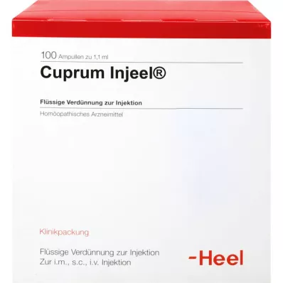 CUPRUM INJEEL Fiale, 100 pz CUPRUM INJEEL Fiale, 100 pz