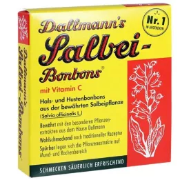 DALLMANNS Caramelle alla salvia con Vit.C., 20 pz