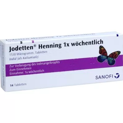 JODETTEN Henning 1x compresse settimanali, 14 pz