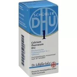 BIOCHEMIE DHU 1 Calcio fluorato D 12 compresse, 80 pz