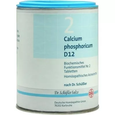 BIOCHEMIE DHU 2 Calcio fosforico D 12 compresse, 1000 pezzi