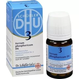 BIOCHEMIE DHU 3 Ferrum fosforicum D 6 compresse, 80 pz