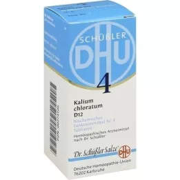 BIOCHEMIE DHU 4 Potassio clorato D 12 compresse, 80 pz
