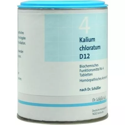 BIOCHEMIE DHU 4 Potassio clorato D 12 compresse, 1000 pezzi