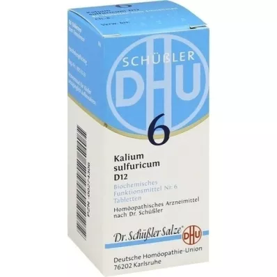 BIOCHEMIE DHU 6 potassio solforico D 12 compresse, 80 pz