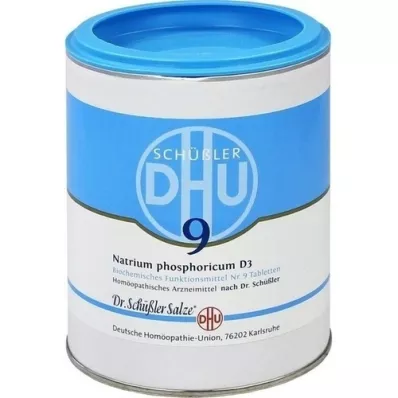 BIOCHEMIE DHU 9 Natrum fosforicum D 3 compresse, 1000 pezzi BIOCHEMIE DHU 9 Natrum fosforicum D 3 compresse, 1000 pezzi