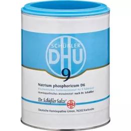BIOCHEMIE DHU 9 Natrum fosforicum D 6 compresse, 1000 pezzi