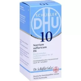 BIOCHEMIE DHU 10 Natrum sulfuricum D 6 compresse, 80 pz