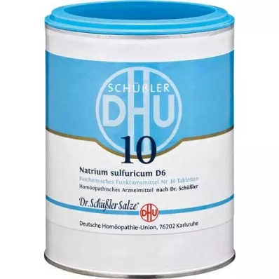 BIOCHEMIE DHU 10 Natrum sulfuricum D 6 compresse, 1000 pz