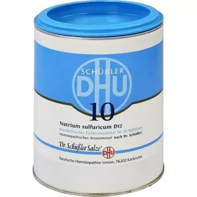 BIOCHEMIE DHU 10 Natrum sulfuricum D 12 compresse, 1000 pz BIOCHEMIE DHU 10 Natrum sulfuricum D 12 compresse, 1000 pz