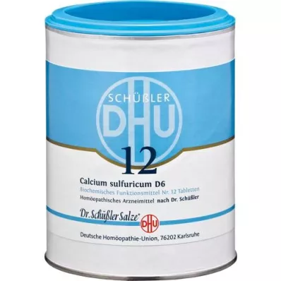 BIOCHEMIE DHU 12 Calcium sulfuricum D 6 compresse, 1000 pezzi BIOCHEMIE DHU 12 Calcium sulfuricum D 6 compresse, 1000 pezzi