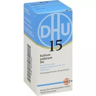 BIOCHEMIE DHU 15 iodato di potassio D 6 compresse, 80 pz