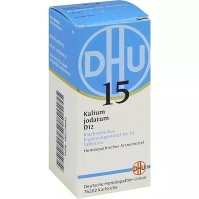 BIOCHEMIE DHU 15 iodato di potassio D 12 compresse, 80 pz BIOCHEMIE DHU 15 iodato di potassio D 12 compresse, 80 pz