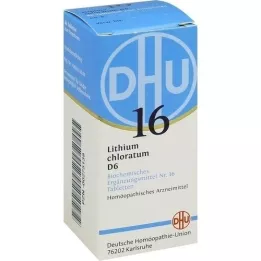 BIOCHEMIE DHU 16 Litio clorato D 6 compresse, 80 pz