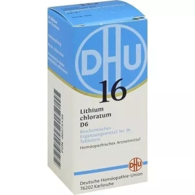 BIOCHEMIE DHU 16 Litio clorato D 6 compresse, 80 pz BIOCHEMIE DHU 16 Litio clorato D 6 compresse, 80 pz