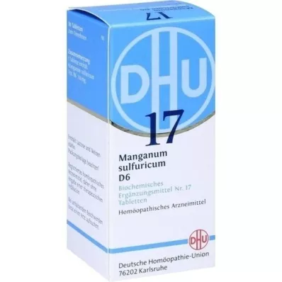 BIOCHEMIE DHU 17 Manganum sulfuricum D 6 compresse, 80 pz