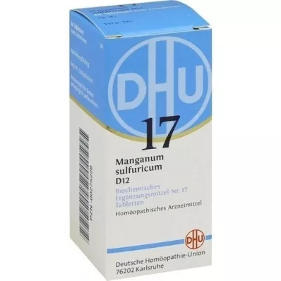 BIOCHEMIE DHU 17 Manganum sulfuricum D 12 compresse, 80 pz
