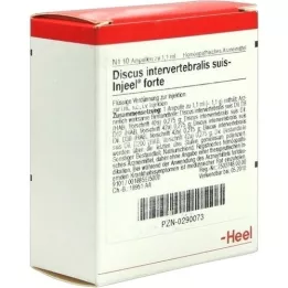 DISCUS INTERVERTEBRALIS fiale suis Injeel forte, 10 pz