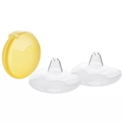 MEDELA Protezione per capezzoli Contatto L con scatola di conservazione, 2 pz MEDELA Protezione per capezzoli Contatto L con scatola di conservazione, 2 pz
