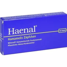 HAENAL Supposte di Hamamelis, 10 pz