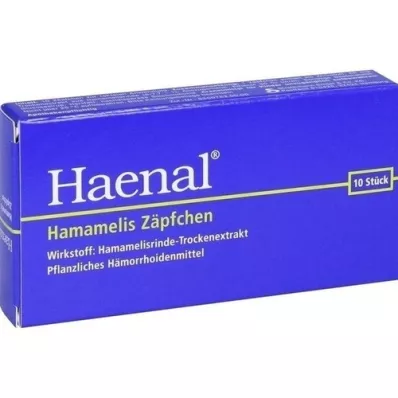 HAENAL Supposte di Hamamelis, 10 pz