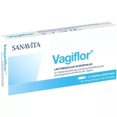 VAGIFLOR Supposte vaginali, 12 pz