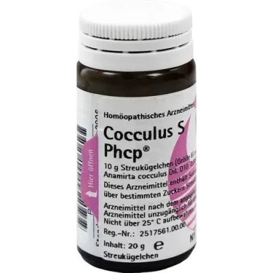 COCCULUS Globuli S Phcp, 20 g