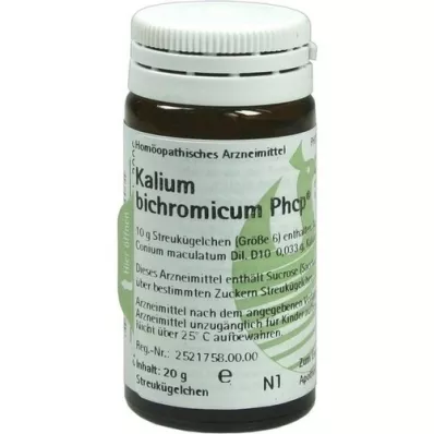 KALIUM BICHROMICUM PHCP Globuli, 20 g