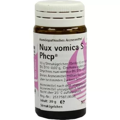NUX VOMICA Globuli S Phcp, 20 g