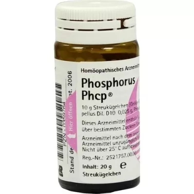 PHOSPHORUS PHCP Globuli, 20 g PHOSPHORUS PHCP Globuli, 20 g