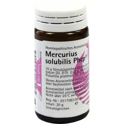 MERCURIUS SOLUBILIS PHCP Globuli, 20 g MERCURIUS SOLUBILIS PHCP Globuli, 20 g
