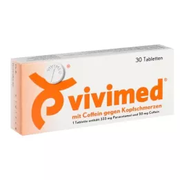 VIVIMED con caffeina per compresse contro il mal di testa, 30 pz