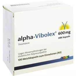 ALPHA VIBOLEX 600 mg HRK capsule molli, 100 pz
