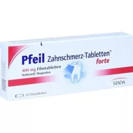 PFEIL Compresse mal di denti forte compresse rivestite con film, 20 pz