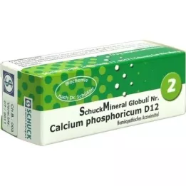 SCHUCKMINERAL Globuli 2 Calcio fosforico D 12, 7,5 g